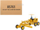 CAT Caterpillar No 12 Motor Grader Yellow with Operator Vintage Series 1/50 Diecast Model Diecast Masters 85761