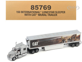 International LoneStar Sleeper Cab Silver with 53' Reefer