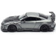 Nissan GT R R35 Top Secret RHD Right Hand Drive Gray Metallic with Carbon Hood IAM Bangkok 2025 Event Edition 1/64 Diecast Model Car Inno Models IN64-R35TS-IAMBK25