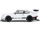 RWB 930 Matt White with Black Stripes 1/64 Diecast Model Car Model Model MM64-RWB930-004