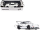 RWB 930 Matt White with Black Stripes 1/64 Diecast Model Car Model Model MM64-RWB930-004