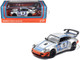 RWB 964 #8 Ichiban Boshi Martini Racing Silver Metallic with Stripes 1/64 Diecast Model Car Model Model MM64-RWB964-001