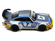 RWB 964 #7 Ichiban Boshi Martini Racing Silver Metallic with Stripes 1/64 Diecast Model Car Model Model MM64-RWB964-002