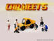 Car Meet 5 6 piece Diecast Figure Set Limited Edition for 1/64 Scale Models American Diorama AD-2432MJ
