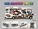 Food Truck The Graffiti Truck White with Graphics 1/64 Diecast Model American Diorama AD-70102MJ