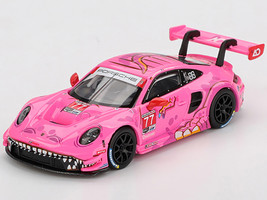 Porsche 911 GT3 R #77 Julien Andlauer Laurin Heinrich AO Racing Roxy GTD Pro IMSA SportsCar Weekend Road America" 2024 Limited Edition 1/64 Diecast Model Car Mini GT MGT01052