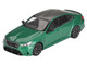 BMW M5 Isle of Man Green Metallic with Carbon Top Limited Edition 1/64 Diecast Model Car Mini GT MGT01086 BMW M5 Isle of Man Green Metallic with Carbon Top Limited Edition 1/64 Diecast Model Car Mini GT MGT01086