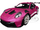 Porsche 911 GT3 RS Red Violet Metallic with White Stripes Pink Slips Series 1/18 Diecast Model Car Jada 36469 Porsche 911 GT3 RS Red Violet Metallic with White Stripes Pink Slips Series 1/18 Diecast Model Car Jada 36469