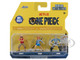 Set of 3 Diecast Figures One Piece 2023 Current TV Series Nano Metalfigs Series Diecast Models Jada 37507
