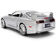 1995 Toyota Supra Silver Metallic JDM Tuners Series 1/24 Diecast Model Car Jada 37492
