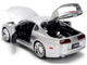 1995 Toyota Supra Silver Metallic JDM Tuners Series 1/24 Diecast Model Car Jada 37492