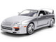 1995 Toyota Supra Silver Metallic JDM Tuners Series 1/24 Diecast Model Car Jada 37492
