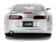 1995 Toyota Supra Silver Metallic JDM Tuners Series 1/24 Diecast Model Car Jada 37492