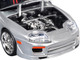 1995 Toyota Supra Silver Metallic JDM Tuners Series 1/24 Diecast Model Car Jada 37492