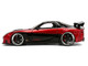 1995 Mazda RX 7 Widebody RHD Right Hand Drive VeilSide Black and Red Metallic JDM Tuners Series 1/24 Diecast Model Car Jada 37646