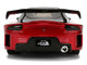 1995 Mazda RX 7 Widebody RHD Right Hand Drive VeilSide Black and Red Metallic JDM Tuners Series 1/24 Diecast Model Car Jada 37646