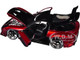 1995 Mazda RX 7 Widebody RHD Right Hand Drive VeilSide Black and Red Metallic JDM Tuners Series 1/24 Diecast Model Car Jada 37646
