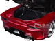 1995 Mazda RX 7 Widebody RHD Right Hand Drive VeilSide Black and Red Metallic JDM Tuners Series 1/24 Diecast Model Car Jada 37646