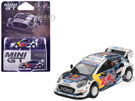 Ford Puma Rally1 #16 Adrien Fourmaux Alexandre Coria M Sport Ford WRT 3rd Place Rally Finland 2024 Limited Edition 1/64 Diecast Model Car Mini GT MGT01074