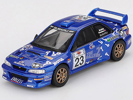 Subaru Impreza WRC99 #23 Richard Burns Roger Freeman Acropolis Rally 2000 Limited Edition 1/64 Diecast Model Car Mini GT MGT01078