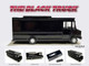 Food Truck Plain Black 1/64 Diecast Model American Diorama AD-70201MJ