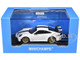 2025 Porsche 911 992 2 GT3 Weissach Package White with Carbon Stripe Limited Edition to 240 pieces Worldwide 1/64 Diecast Model Car Minichamps MC640064221