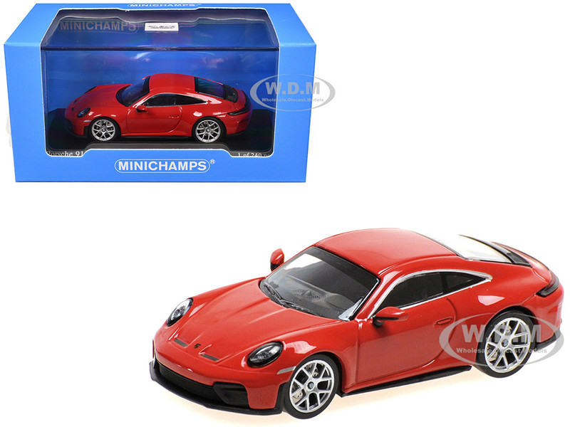 2025 Porsche 911 992 2 GT3 Touring Red Limited Edition to 240 pieces Worldwide 1/64 Diecast Model Car Minichamps MC640064230