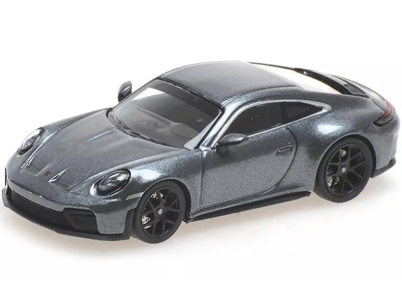 2025 Porsche 911 992 2 GT3 Touring Gray Metallic Limited Edition to 240 pieces Worldwide 1/64 Diecast Model Car Minichamps MC640064234