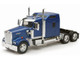 Kenworth W900 Truck Tractor Blue Metallic 1/32 Diecast Model New Ray 52933B
