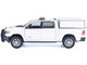 2019 RAM 1500 Laramie Crew Cab Pickup Truck with Truck Bed Camper White Custom Builder s Kit Series 1/27 Diecast Model Car Motormax 76817W
