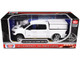 2019 RAM 1500 Laramie Crew Cab Pickup Truck with Truck Bed Camper White Custom Builder s Kit Series 1/27 Diecast Model Car Motormax 76817W
