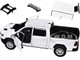 2019 RAM 1500 Laramie Crew Cab Pickup Truck with Truck Bed Camper White Custom Builder s Kit Series 1/27 Diecast Model Car Motormax 76817W