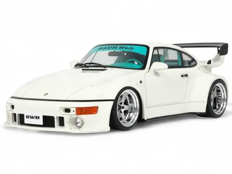 2023 RWB RWBA Slant Nose 964 Grand Prix White 1/18 Model Car GT Spirit GT506