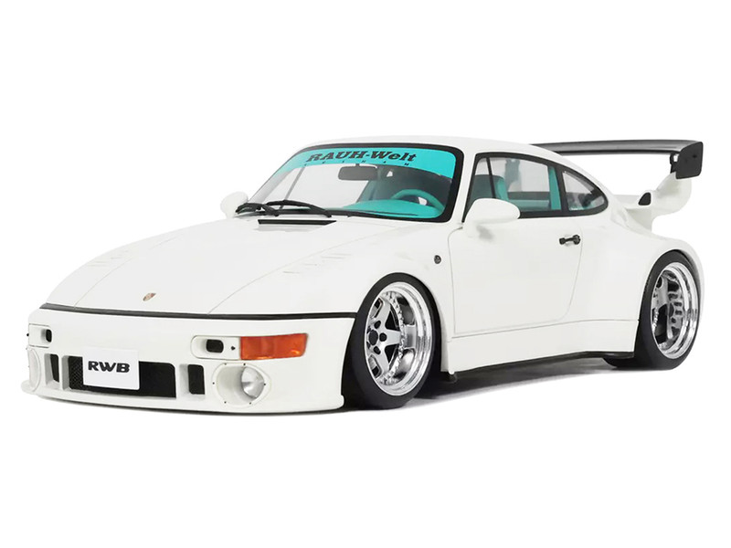 2023 RWB RWBA Slant Nose 964 Grand Prix White 1/18 Model Car GT Spirit GT506
