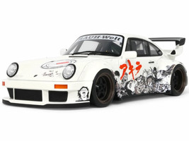 2024 RWB Akira White with Graphics Akira 1988 Movie 1/18 Model Car GT Spirit GT508