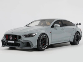 2024 Brabus Rocket 1000 Nardo Gray with Black Top 1/18 Model Car GT Spirit GT513