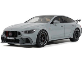 2024 Brabus Rocket 1000 Nardo Gray with Black Top 1/18 Model Car GT Spirit GT513