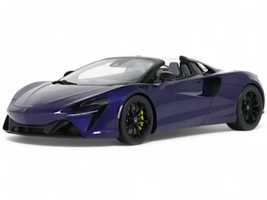 2024 McLaren Artura Spider Lantana Purple Metallic 1/18 Model Car GT Spirit GT515