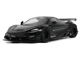 2023 McLaren 750S Coupe Blue Metallic with Black Top 1/18 Model