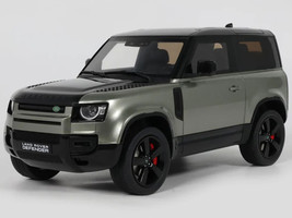 2021 Land Rover Defender 90 P400 X Dynamic HSE Pangea Green Metallic 1/18 Model Car GT Spirit GT517