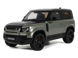 2021 Land Rover Defender 90 P400 X Dynamic HSE Pangea Green Metallic 1/18 Model Car GT Spirit GT517