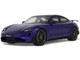 2023 Porsche Taycan Turbo GT Purple Sky Metallic 1/18 Model Car GT Spirit GT520