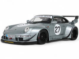 2024 RWB Yuiitsumuni #27 Silver Metallic 1/18 Model Car GT Spirit GT522