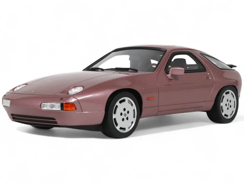 1980 Porsche 928 S Pink Metallic 1/18 Model Car GT Spirit GT524
