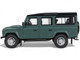 2016 Land Rover Defender 3 Station Wagon Green with Black Top 1/18 Model Car GT Spirit GT527
