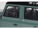 2016 Land Rover Defender 3 Station Wagon Green with Black Top 1/18 Model Car GT Spirit GT527