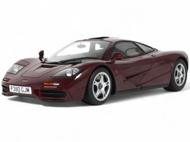 1992 McLaren F1 Dark Red 1/18 Model Car GT Spirit GT534