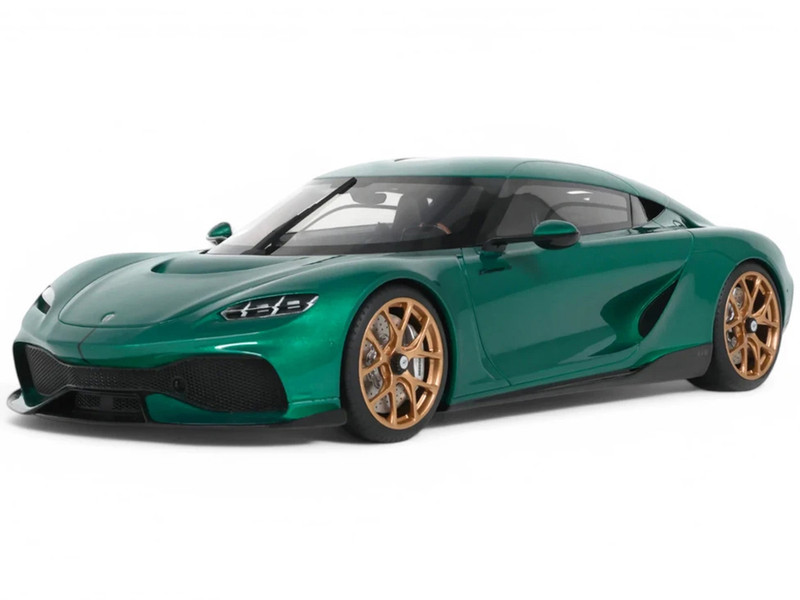 2024 Koenigsegg Gemera Racing Green Metallic 1/18 Model Car GT Spirit GT888