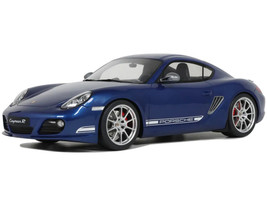 2012 Porsche Cayman R Aqua Blue Metallic 1/18 Model Car GT Spirit GT901