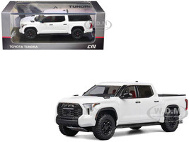 Toyota Tundra Pickup Truck White 1/64 Diecast Model Car CM Model CM64-TUNDRA-01